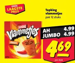 Nettorama Topking vlammetjes aanbieding