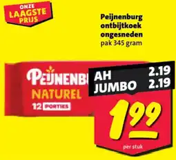 Nettorama Peijnenburg ontbijtkoek ongesneden aanbieding
