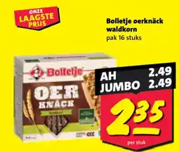 Nettorama Bolletje oerknäck waldkorn aanbieding