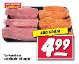 Nettorama Varkenshaas schnitzels of lapjes aanbieding