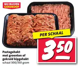 Nettorama Pastagehakt met groenten of gekruid kipgehakt aanbieding