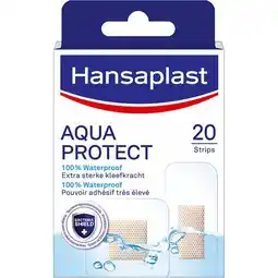 Etos Hansaplast Aqua Protect Pleisters Strips 20 stuks aanbieding