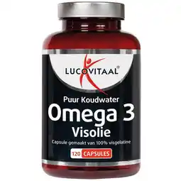 Etos Lucovitaal Puur Omega 3 Koudwater Visolie Capsules 120 stuks aanbieding