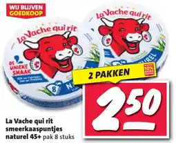 Nettorama La Vache qui rit smeerkaaspuntjes naturel 45+ aanbieding