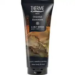 Etos Therme Men 3-In-1 Oriental Hammam Douchegel 200 ML aanbieding