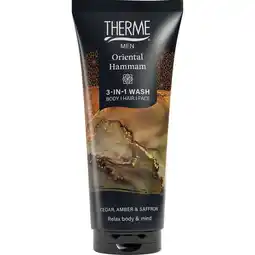 Etos Therme Men 3-In-1 Oriental Hammam Douchegel 200 ML aanbieding