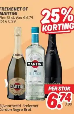 Dekamarkt FREIXENET OF MARTINI aanbieding