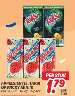 Dekamarkt APPELSIENTJE, TAKSI OF WICKY MINI'S aanbieding