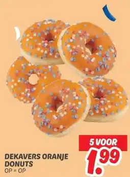 Dekamarkt DEKAVERS ORANJE DONUTS aanbieding