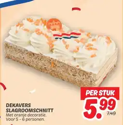 Dekamarkt DEKAVERS SLAGROOMSCHNITT aanbieding