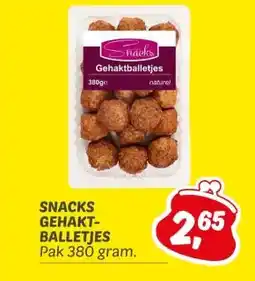 Dekamarkt SNACKS GEHAKT- BALLETJES aanbieding