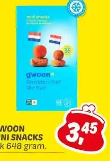 Dekamarkt G'WOON MINI SNACKS aanbieding