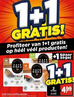Vomar Voordeelmarkt Café Nova Koffiecapsules aanbieding