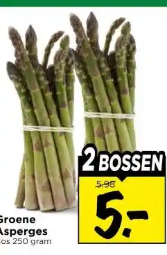 Vomar Voordeelmarkt Groene Asperges aanbieding
