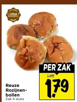 Vomar Voordeelmarkt Reuze Rozijnen- bollen aanbieding