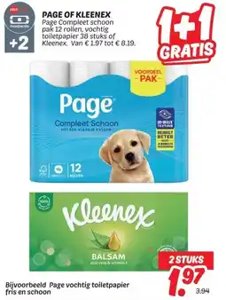 Dekamarkt Bijvoorbeeld Page vochtig toiletpapier fris en schoon aanbieding
