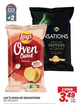 Dekamarkt LAY'S OVEN OF SENSATIONS aanbieding
