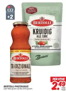 Dekamarkt BERTOLLI PASTASAUS aanbieding