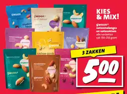 Nettorama gwoon notenmelanges en notenmixen aanbieding