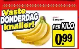 Vomar Voordeelmarkt Bananen aanbieding