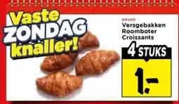 Vomar Voordeelmarkt Versgebakken Roomboter Croissants aanbieding