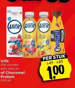 Vomar Voordeelmarkt Vifit , of Chocomel Protein aanbieding