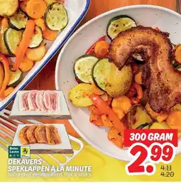 Dekamarkt DEKAVERS SPEKLAPPEN À LA MINUTE aanbieding