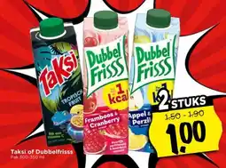 Vomar Voordeelmarkt Taksi of Dubbelfrisss aanbieding