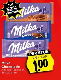 Vomar Voordeelmarkt Milka Chocolade aanbieding