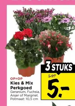 Vomar Voordeelmarkt Kies & Mix Perkgoed aanbieding