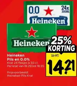 Vomar Voordeelmarkt Heineken Pils en 0.0% aanbieding