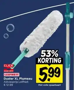 Vomar Voordeelmarkt LEIFHEIT Duster XL Plumeau aanbieding