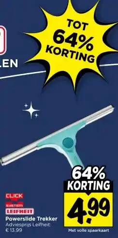 Vomar Voordeelmarkt LEIFHEIT Powerslide Trekker aanbieding
