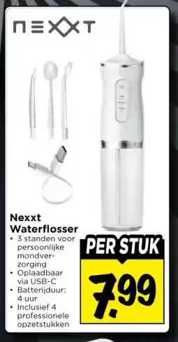 Vomar Voordeelmarkt Nexxt Waterflosser aanbieding