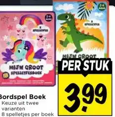 Vomar Voordeelmarkt Bordspel Boek aanbieding