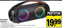 Vomar Voordeelmarkt Boombox Speaker aanbieding
