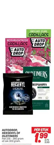 Dekamarkt AUTODROP, HEKSEHYL OF OLDTIMERS aanbieding