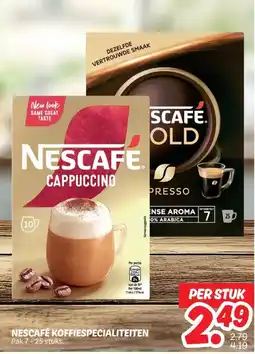 Dekamarkt NESCAFÉ KOFFIESPECIALITEITEN aanbieding
