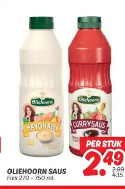 Dekamarkt OLIEHOORN SAUS aanbieding