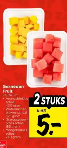 Vomar Voordeelmarkt Gesneden Fruit aanbieding