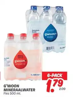 Dekamarkt G'WOON MINERAALWATER aanbieding