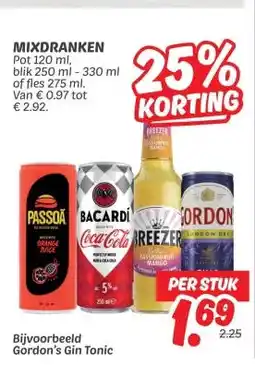 Dekamarkt MIXDRANKEN aanbieding