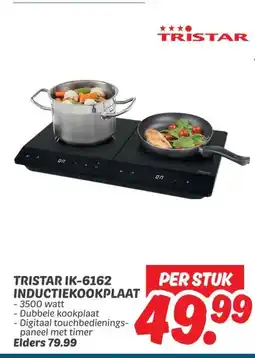 Dekamarkt TRISTAR IK-6162 INDUCTIEKOOKPLAAT aanbieding