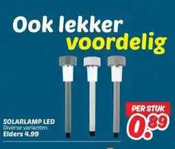 Dekamarkt SOLARLAMP LED aanbieding
