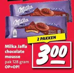 Nettorama Milka Jaffa chocolate mousse aanbieding