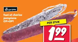 Nettorama fuet of chorizo pamplona aanbieding