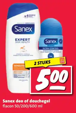 Nettorama Sanex deo of douchegel aanbieding