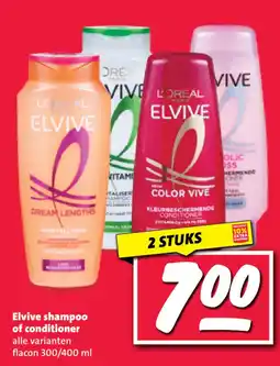 Nettorama Elvive shampoo of conditioner aanbieding