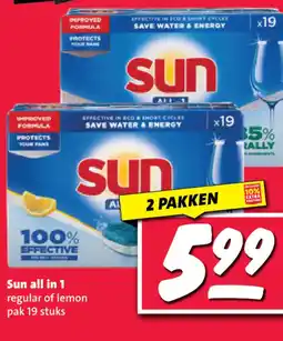 Nettorama Sun all in 1 regular of lemon aanbieding