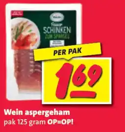 Nettorama Wein aspergeham aanbieding